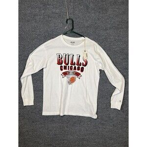 Chicago Bulls Long Sleeve White Tailgate 1997 Shirt Mens Size S